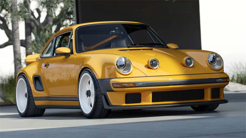 Rewolucjonizacja elegancji: Porsche 911 Carrera Coupe ponownie wyobrażone przez piosenkarkę z zaawansowaną diodą LED w reflektorach projektorowych i neonowych reflektorach samochodów